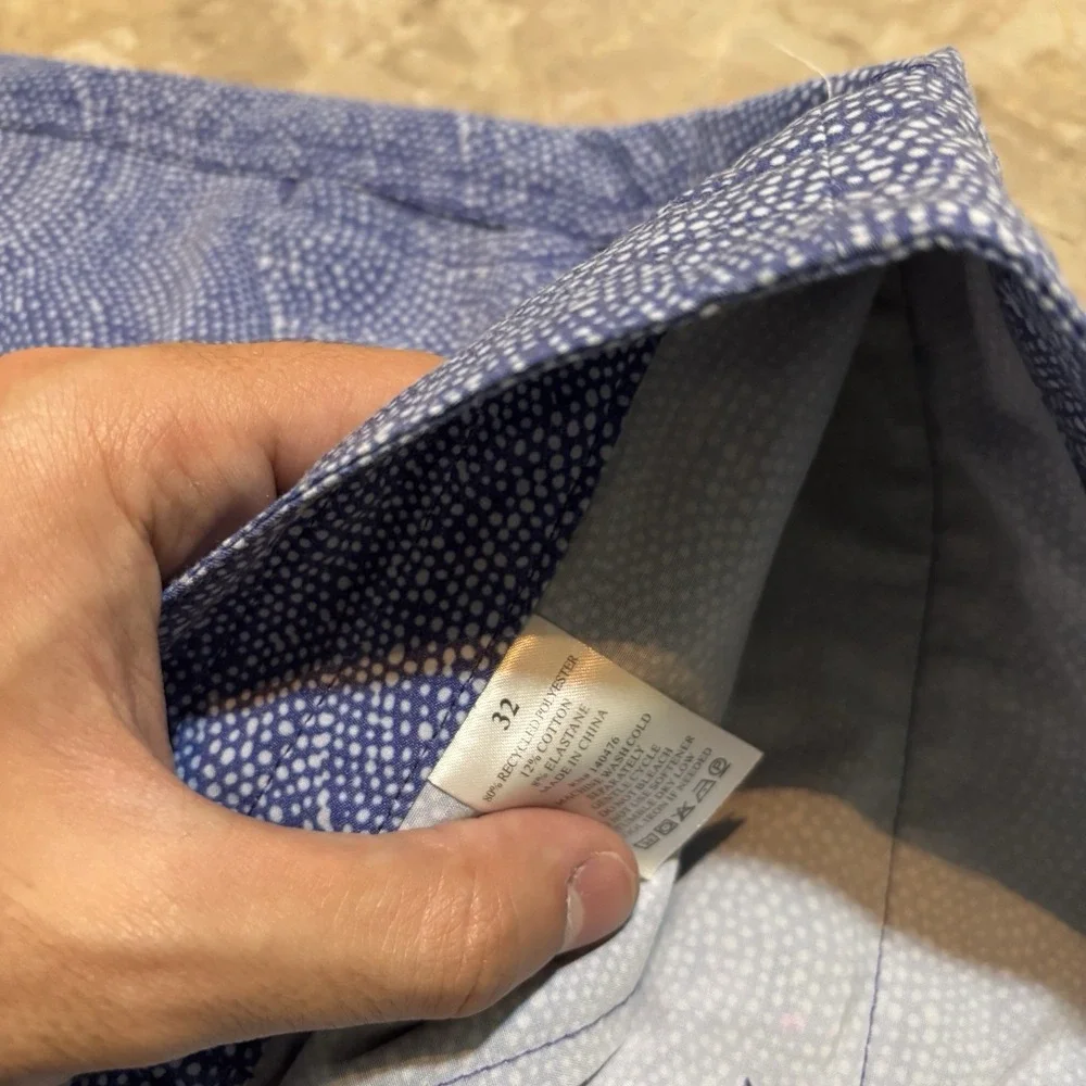 Faherty Classic Board Shorts Mens 32 Blue 7